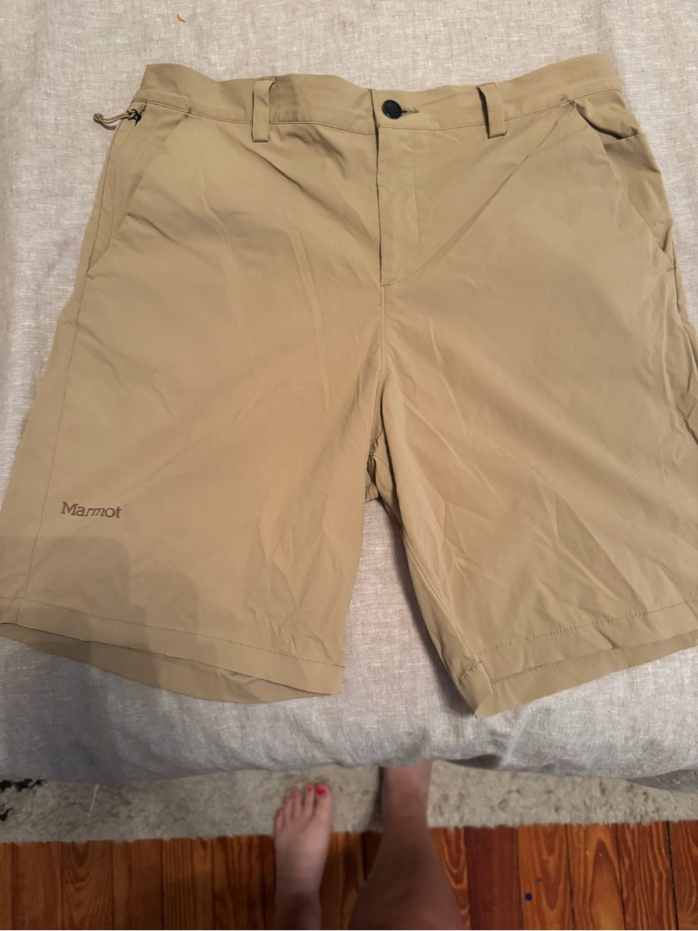 Marmot Men's Arch Rock Khaki Lightweight Shorts-32